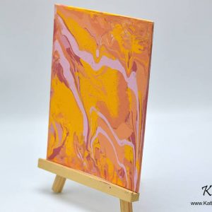 Orange Sorbet Painting