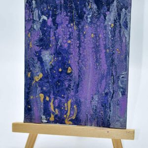 Purple Galaxy Painting