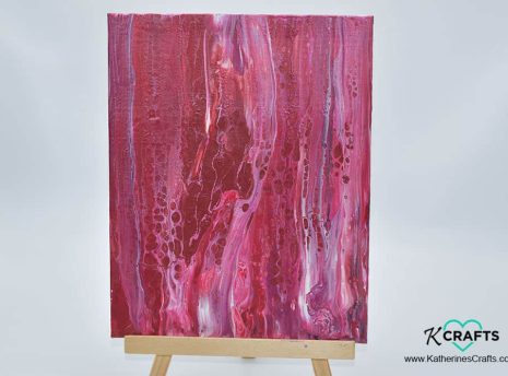Streaked Red Painting