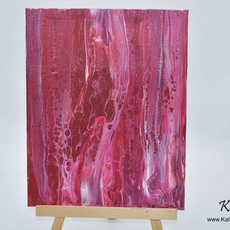 Streaked Red Painting